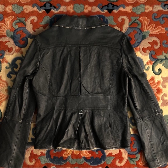 Wilson’s Leather Jacket NWOT “Rocker” Design Leather Rubbed Vintage Look M - Picture 8 of 10